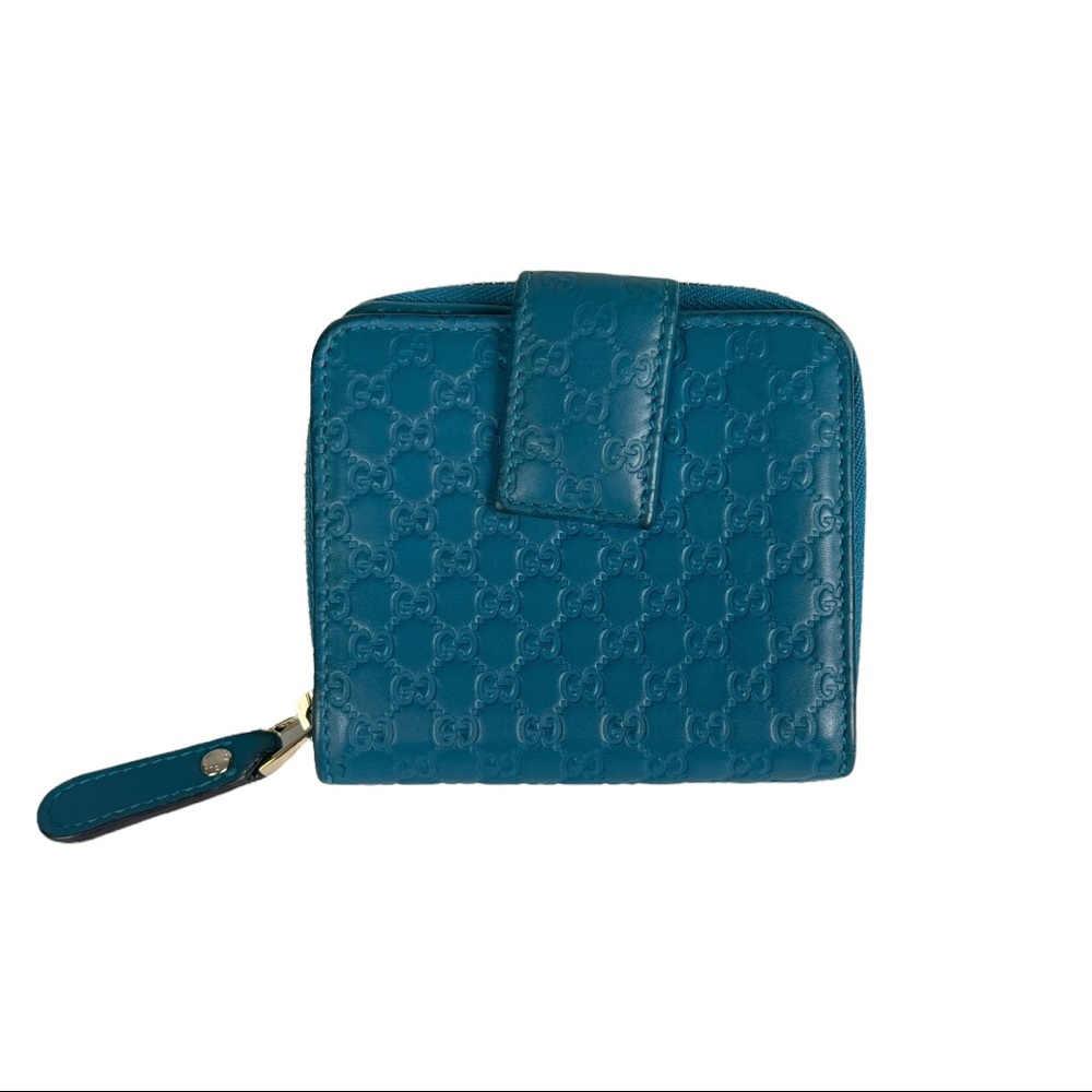 Gucci Micro-Monogram Leather Zipper Wallet - Picture 4 of 7